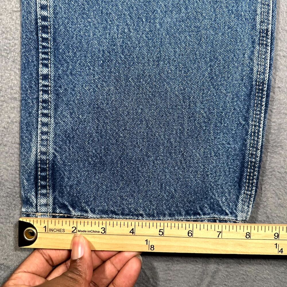VTG Y2K Old Navy Painters Jeans Womens 10 Blue Denim Carpenter Utility Workwear - Picture 5 of 8